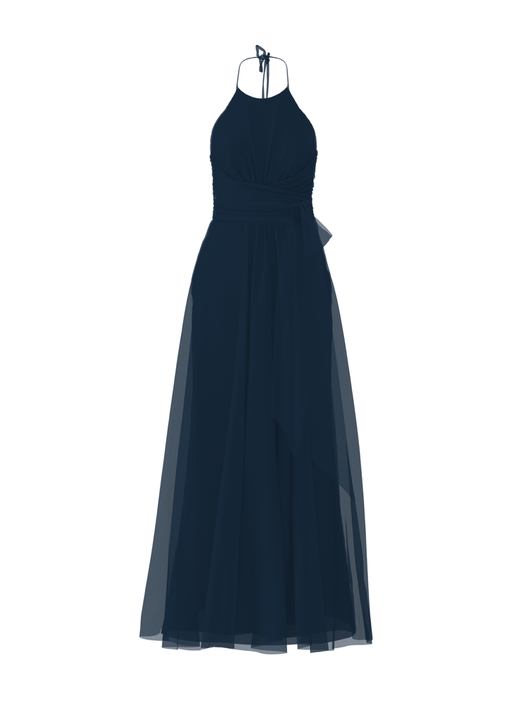 Bodice(Jayla), Skirt(Justine),Belt(Sash), navy, combo from Collection Bridesmaids by Amsale x You