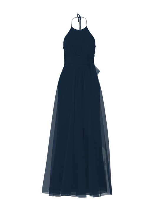 Bodice(Jayla), Skirt(Justine),Belt(Sash), navy, $270, combo from Collection Bridesmaids by Amsale x You