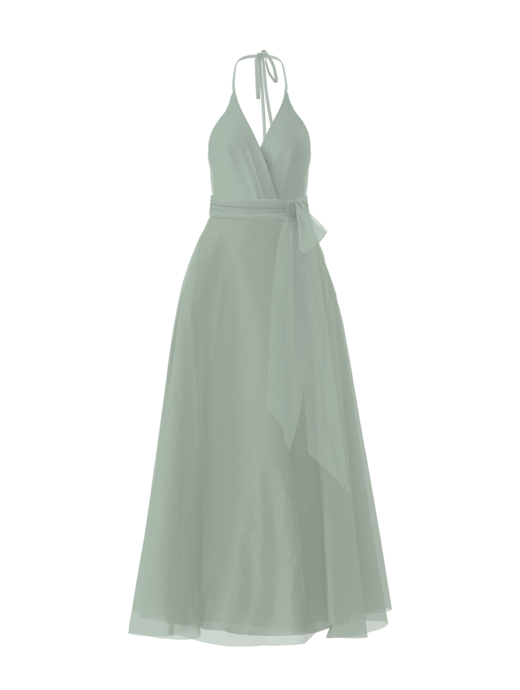 Bodice(Carmelle), Skirt(Cerisa),Belt(Sash), sage, combo from Collection Bridesmaids by Amsale x You
