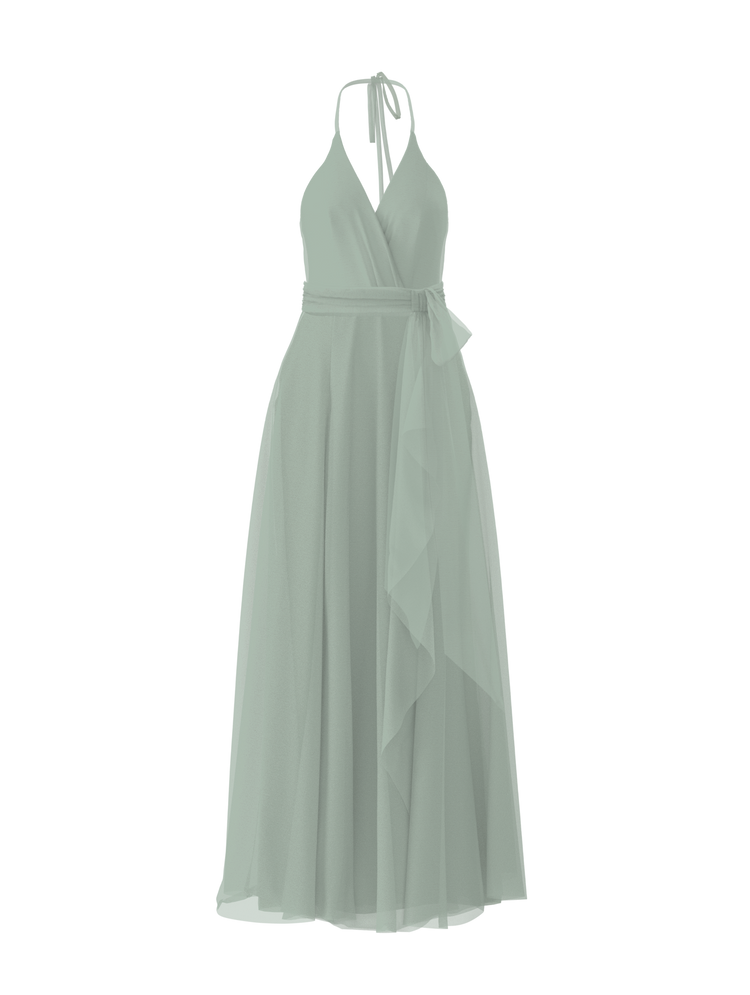 Bodice(Carmelle), Skirt(Jaycie),Belt(Sash), sage, combo from Collection Bridesmaids by Amsale x You