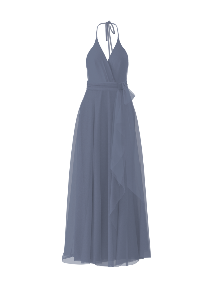 Bodice(Carmelle), Skirt(Jaycie),Belt(Sash), slate, combo from Collection Bridesmaids by Amsale x You
