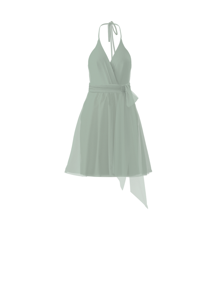 Bodice(Carmelle), Skirt(Carla),Belt(Sash), sage, combo from Collection Bridesmaids by Amsale x You