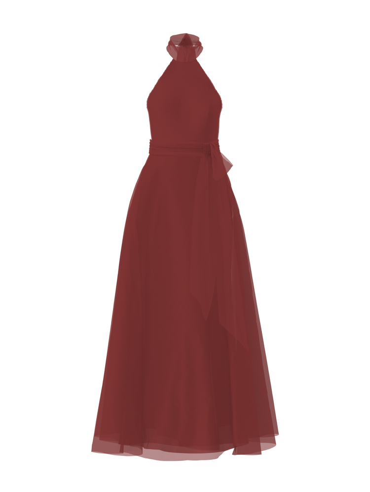 Bodice(Sophia), Skirt(Cerisa),Belt(Sash), cayenne, combo from Collection Bridesmaids by Amsale x You