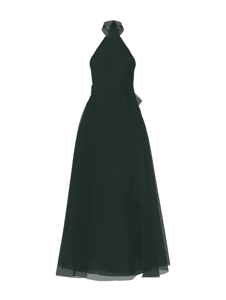 Bodice(Sophia), Skirt(Cerisa),Belt(Sash), hunter, combo from Collection Bridesmaids by Amsale x You