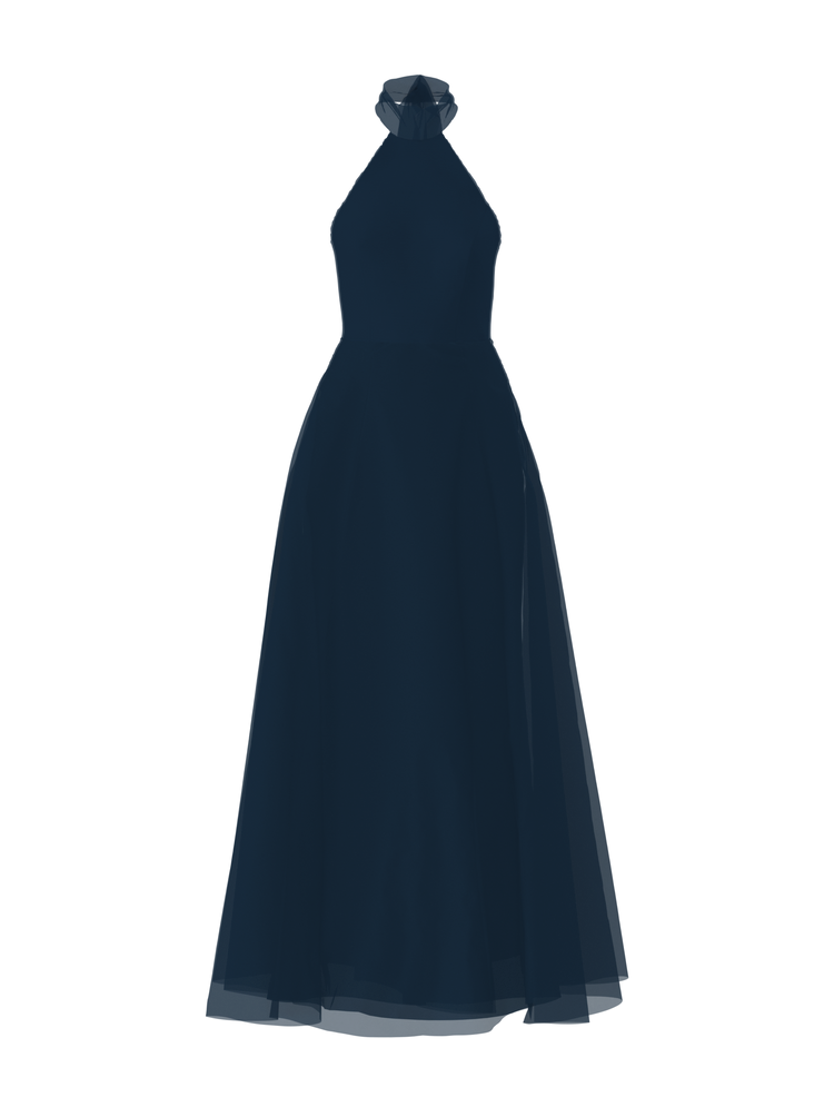 Bodice(Sophia), Skirt(Cerisa), navy, combo from Collection Bridesmaids by Amsale x You