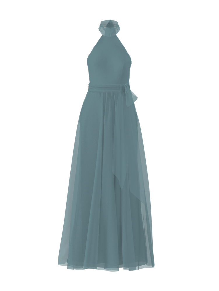 Bodice(Sophia), Skirt(Justine),Belt(Sash), teal, combo from Collection Bridesmaids by Amsale x You