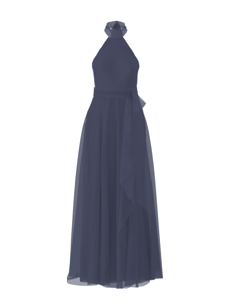 Bodice(Sophia), Skirt(Jaycie),Belt(Sash), blue-steel, combo from Collection Bridesmaids by Amsale x You
