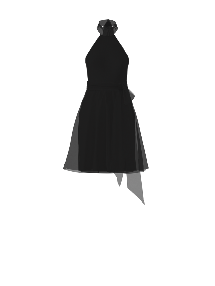 Bodice(Sophia), Skirt(Carla),Belt(Sash), black, combo from Collection Bridesmaids by Amsale x You