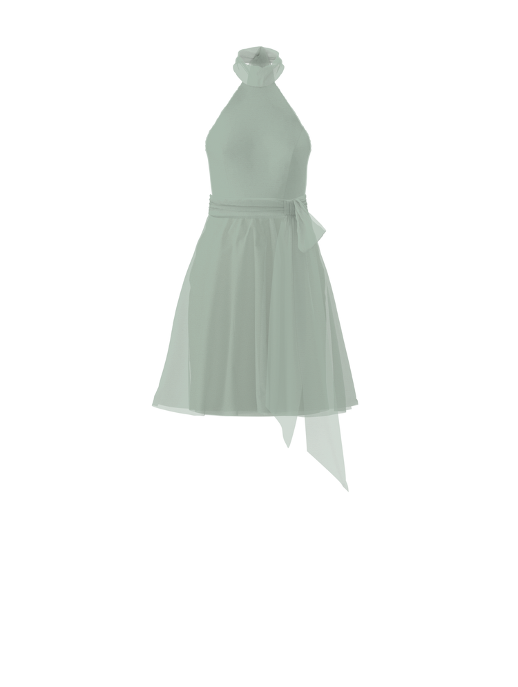 Bodice(Sophia), Skirt(Carla),Belt(Sash), sage, combo from Collection Bridesmaids by Amsale x You