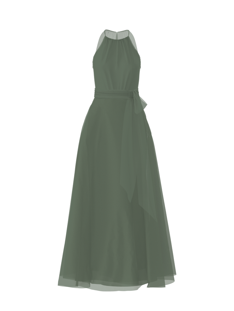 Bodice(Kyra), Skirt(Cerisa),Belt(Sash), olive, combo from Collection Bridesmaids by Amsale x You