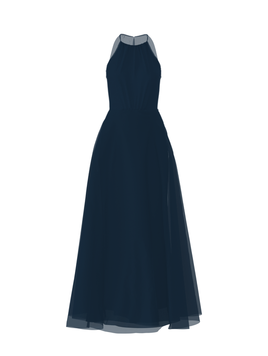 Bodice(Kyra), Skirt(Cerisa), navy, $270, combo from Collection Bridesmaids by Amsale x You