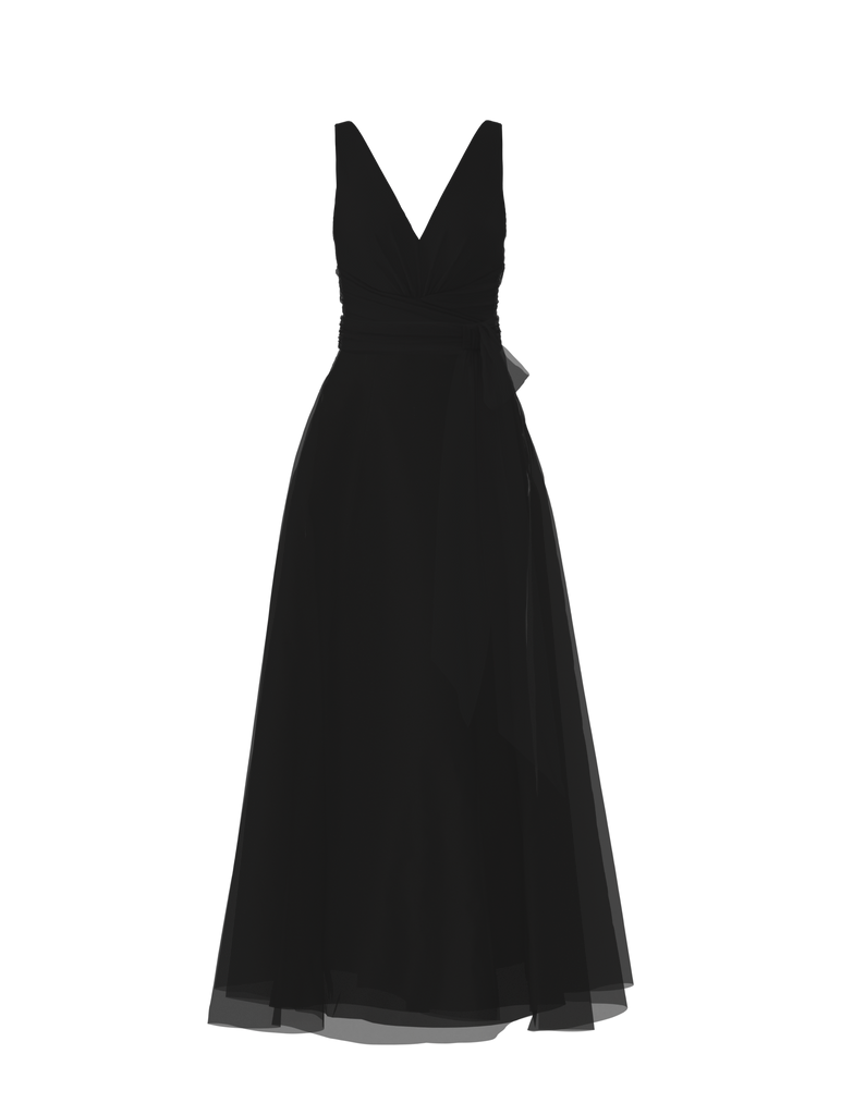 Product Bodice(Justine), Skirt(Cerisa),Belt(Sash), black Image