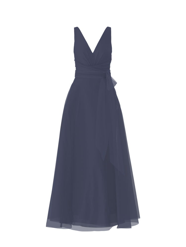 Bodice(Justine), Skirt(Cerisa),Belt(Sash), blue-steel, combo from Collection Bridesmaids by Amsale x You