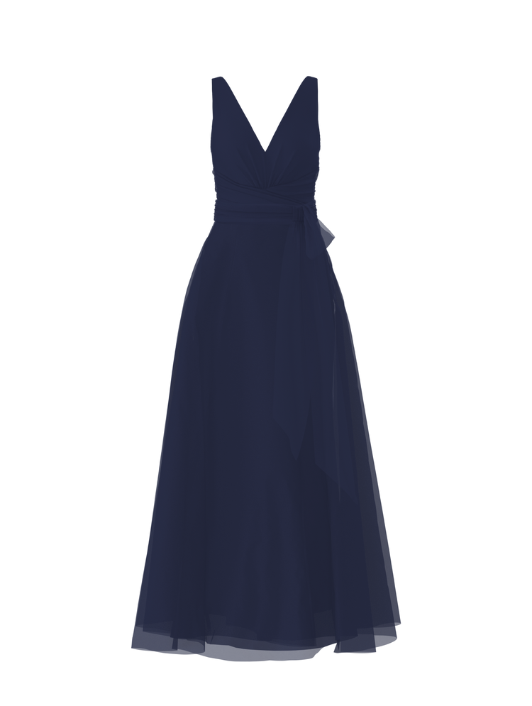 Bodice(Justine), Skirt(Cerisa),Belt(Sash), french-blue, combo from Collection Bridesmaids by Amsale x You
