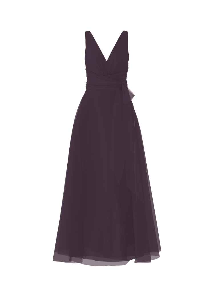 Bodice(Justine), Skirt(Cerisa),Belt(Sash), plum, combo from Collection Bridesmaids by Amsale x You
