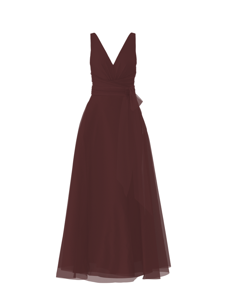 Bodice(Justine), Skirt(Cerisa),Belt(Sash), ruby, combo from Collection Bridesmaids by Amsale x You