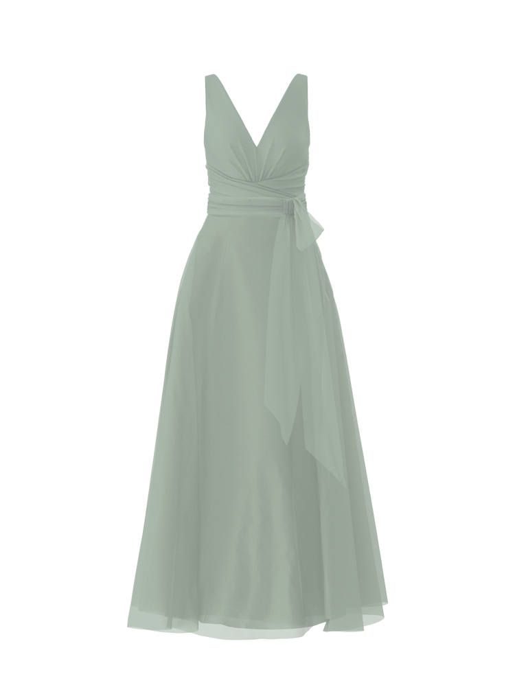 Bodice(Justine), Skirt(Cerisa),Belt(Sash), sage, combo from Collection Bridesmaids by Amsale x You
