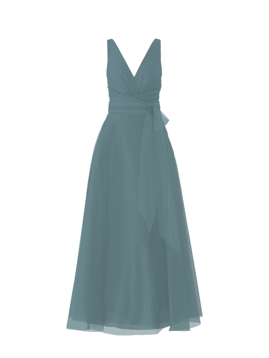 Bodice(Justine), Skirt(Cerisa),Belt(Sash), teal, $270, combo from Collection Bridesmaids by Amsale x You