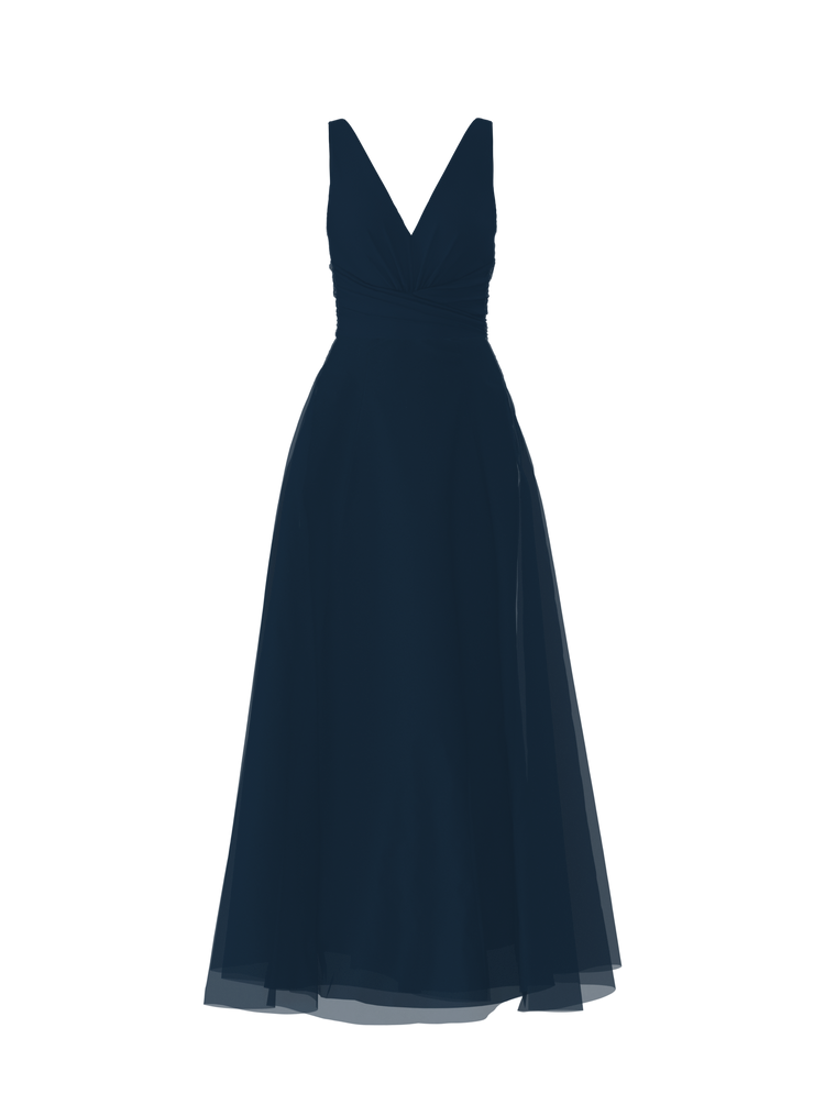 Bodice(Justine), Skirt(Cerisa), navy, combo from Collection Bridesmaids by Amsale x You