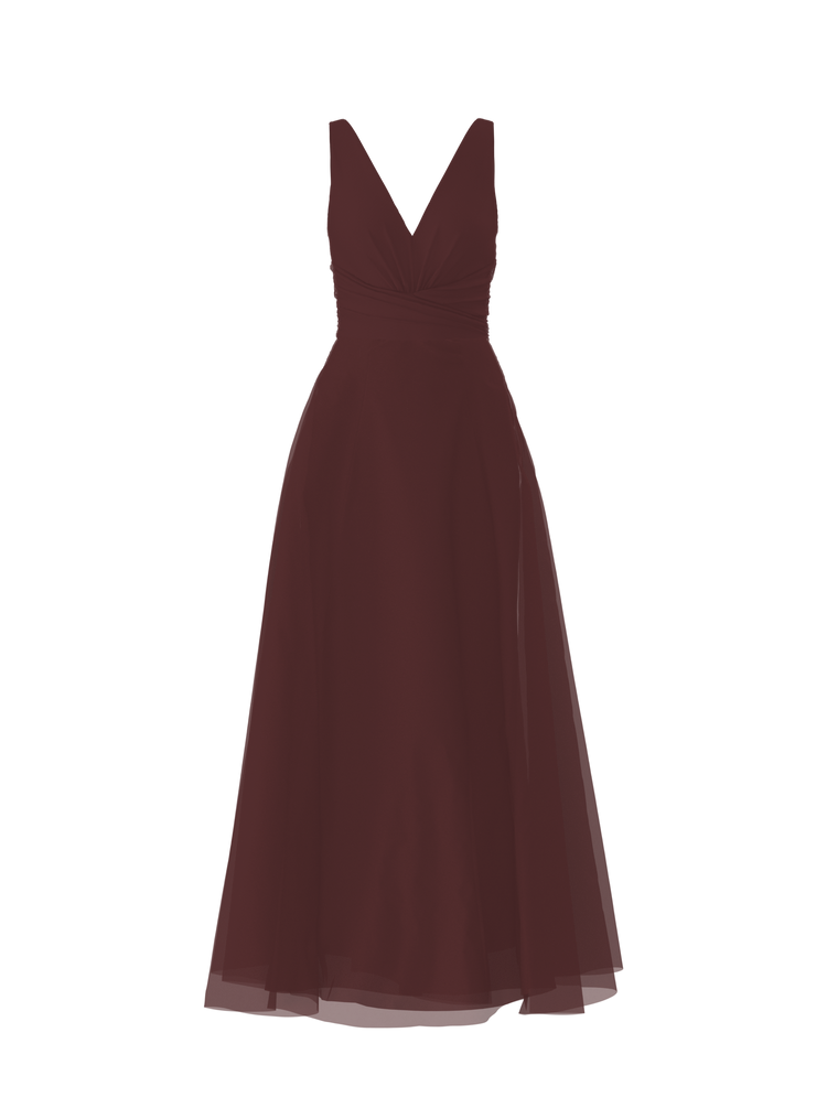 Bodice(Justine), Skirt(Cerisa), ruby, combo from Collection Bridesmaids by Amsale x You