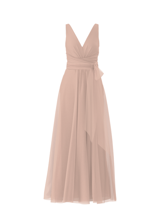 Bodice(Justine), Skirt(Justine),Belt(Sash), blush, $270, combo from Collection Bridesmaids by Amsale x You