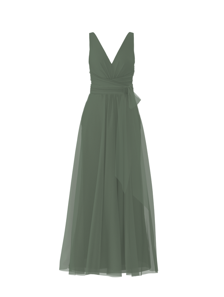 Bodice(Justine), Skirt(Justine),Belt(Sash), olive, combo from Collection Bridesmaids by Amsale x You