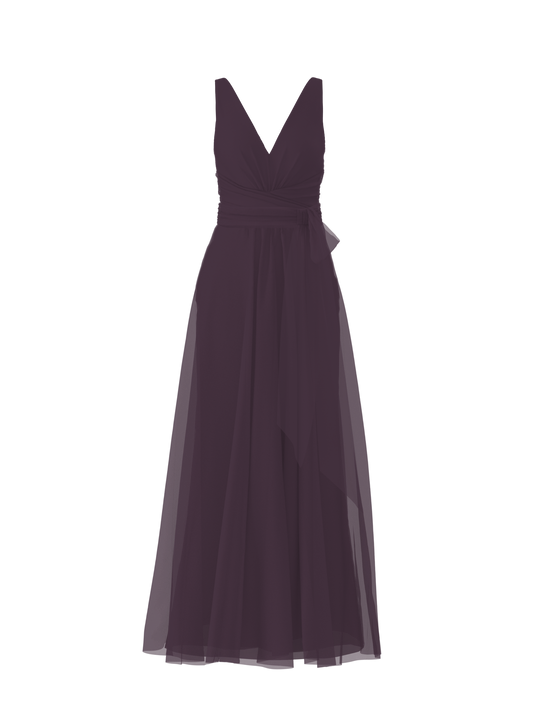 Bodice(Justine), Skirt(Justine),Belt(Sash), plum, $270, combo from Collection Bridesmaids by Amsale x You