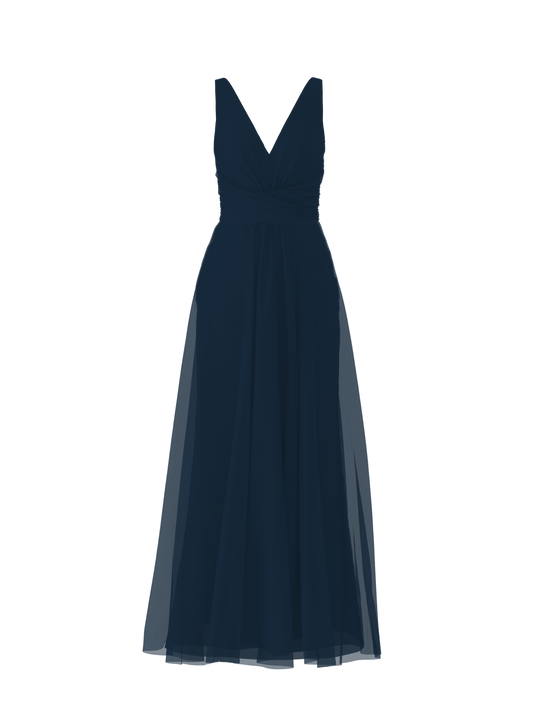 Bodice(Justine), Skirt(Justine), navy, $270, combo from Collection Bridesmaids by Amsale x You