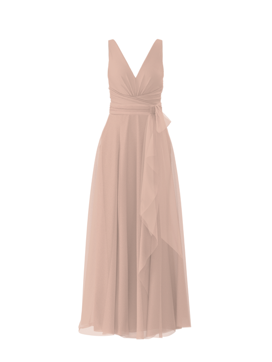 Bodice(Justine), Skirt(Jaycie),Belt(Sash), blush, $270, combo from Collection Bridesmaids by Amsale x You