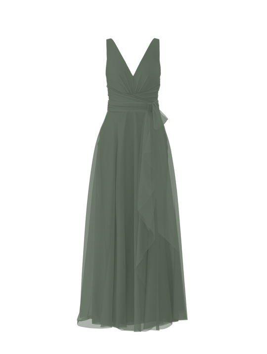 Bodice(Justine), Skirt(Jaycie),Belt(Sash), olive, $270, combo from Collection Bridesmaids by Amsale x You