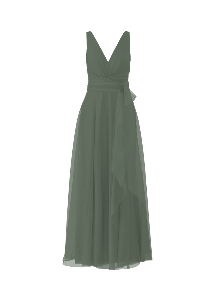 Bodice(Justine), Skirt(Jaycie),Belt(Sash), olive, combo from Collection Bridesmaids by Amsale x You