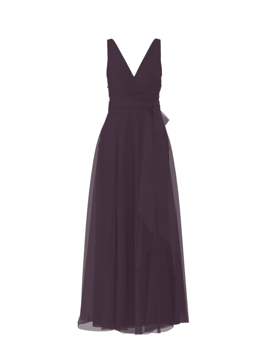 Bodice(Justine), Skirt(Jaycie),Belt(Sash), plum, $270, combo from Collection Bridesmaids by Amsale x You