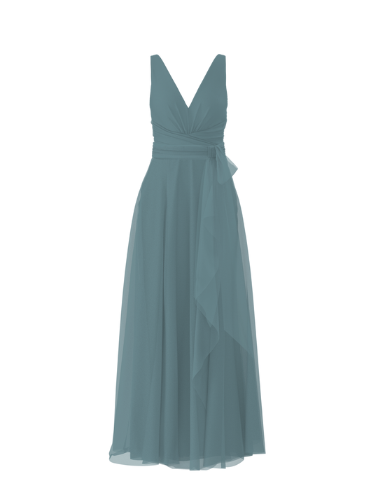 Bodice(Justine), Skirt(Jaycie),Belt(Sash), teal, $270, combo from Collection Bridesmaids by Amsale x You