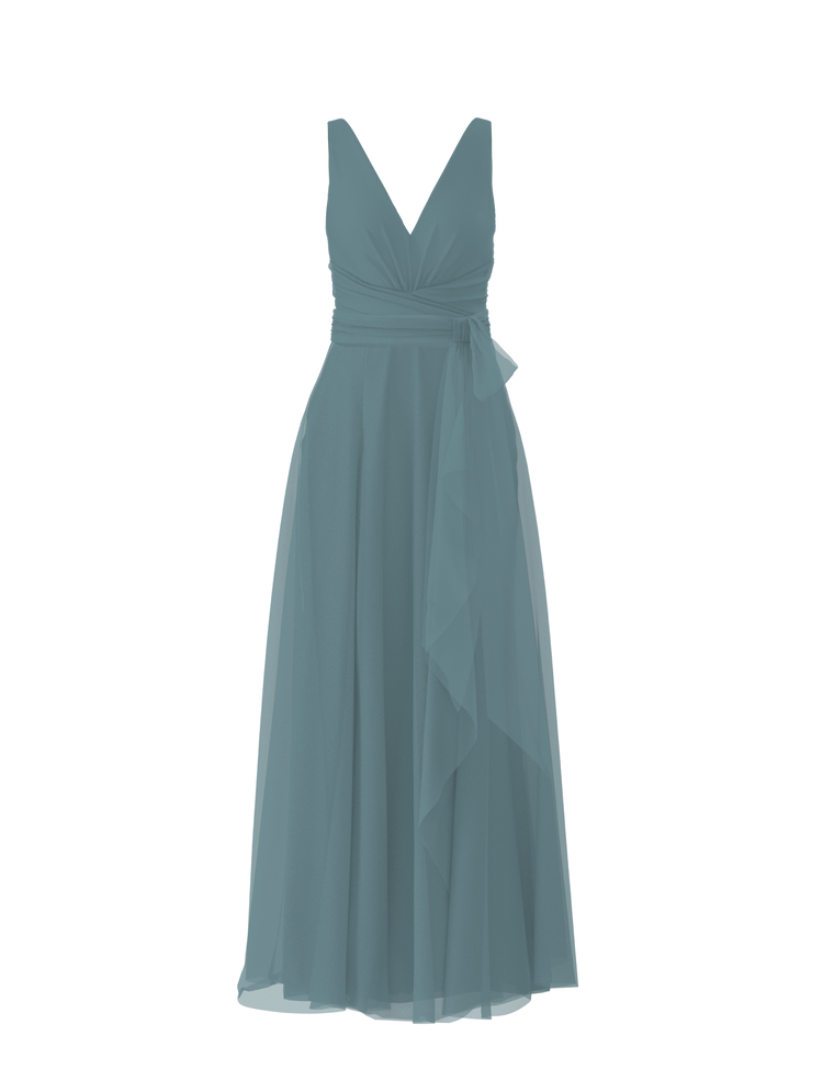 Bodice(Justine), Skirt(Jaycie),Belt(Sash), teal, combo from Collection Bridesmaids by Amsale x You