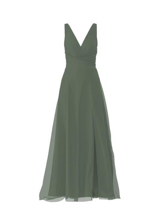 Bodice(Justine), Skirt(Arabella), olive, $270, combo from Collection Bridesmaids by Amsale x You