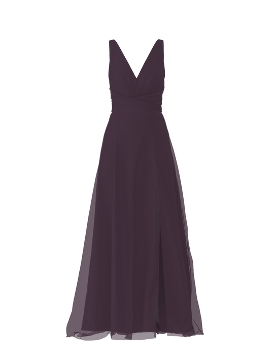 Bodice(Justine), Skirt(Arabella), plum, $270, combo from Collection Bridesmaids by Amsale x You