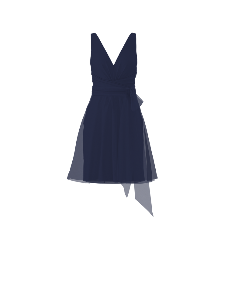 Bodice(Justine), Skirt(Carla),Belt(Sash), french-blue, combo from Collection Bridesmaids by Amsale x You