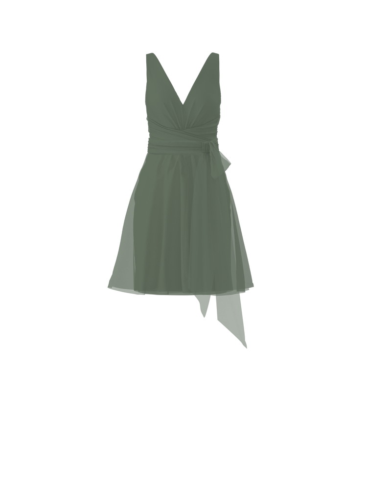 Bodice(Justine), Skirt(Carla),Belt(Sash), olive, combo from Collection Bridesmaids by Amsale x You