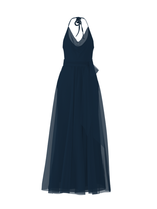 Bodice(Daryn), Skirt(Justine),Belt(Sash), navy, $270, combo from Collection Bridesmaids by Amsale x You