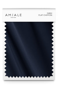 Flat Chiffon - color black