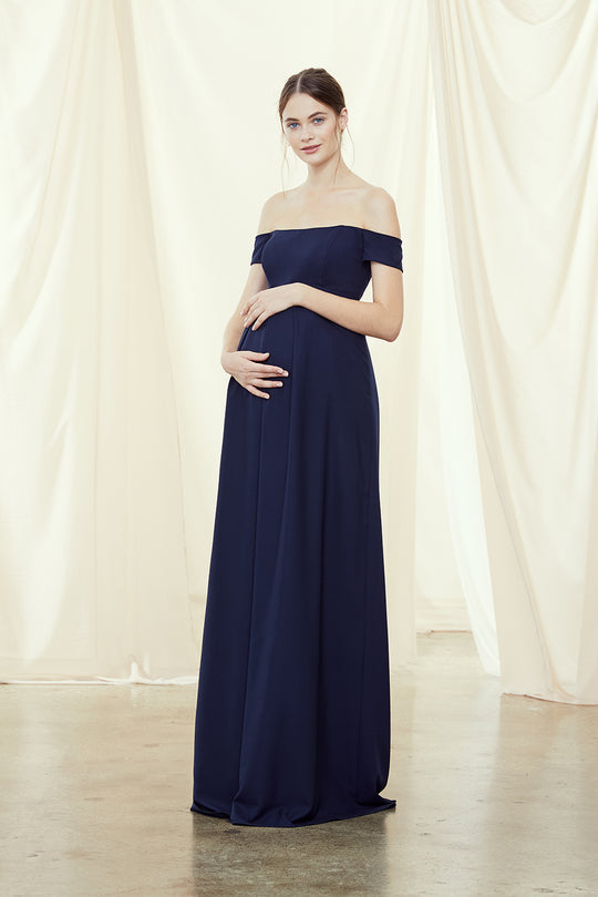 Autumn - Maternity Dress, $300, dress from Collection Bridesmaids by Amsale, Fabric: crepe