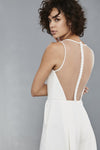 LW136 - Sheer back Jumpsuit, dress from Collection Little White Dress by Amsale